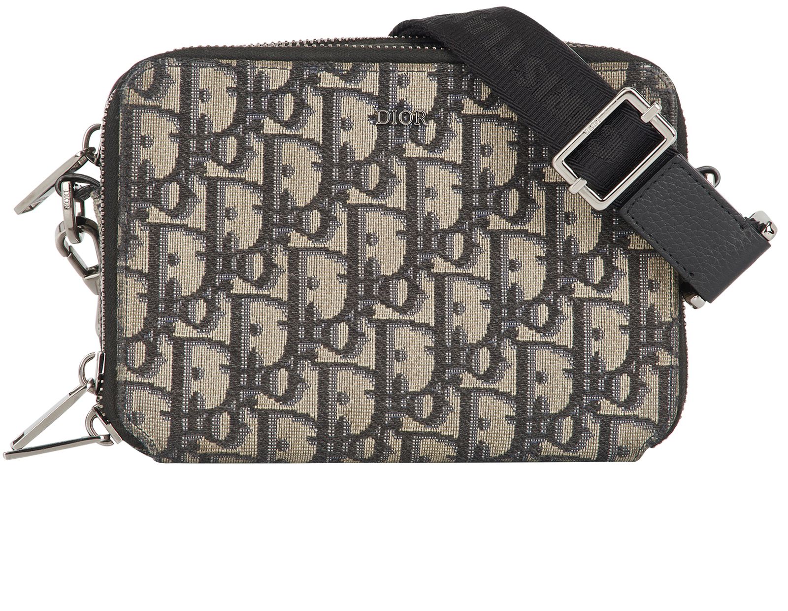 Oblique Double Zip Crossbody Bag, Christian Dior Designer Exchange